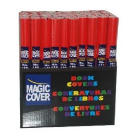 72 Bulk Magic Cover Solid Red 18x6 ft