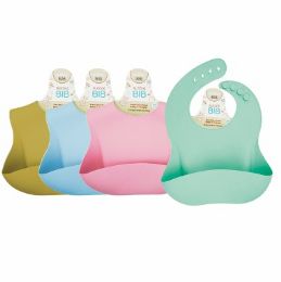 72 Bulk Bonita Home Bh Silicone Baby Bib Asst