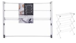5 Bulk Foldable Drying Rack White
