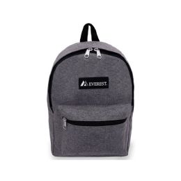 20 Bulk Denim Backpack 15 inch Charcoal
