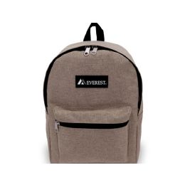 20 Bulk Denim Backpack 15 inch Khaki