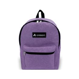 20 Bulk Denim Backpack 15 inch Lilac