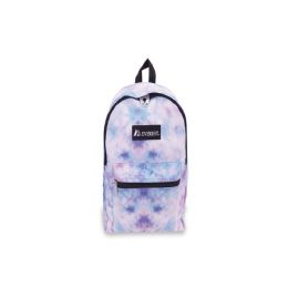 30 Bulk Basic Pattern Backpack In Pup Tie Dye Print