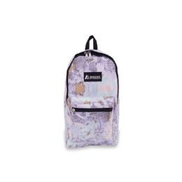 30 Bulk Basic Pattern Backpack In Marble Print
