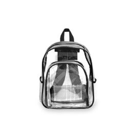 20 Bulk Clear Backpack 12 inch W X 14.5 inch H X 4 inch D