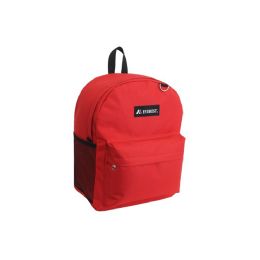 20 Bulk Classic Laptop Backpack W/ Duel Mesh Pockets Red