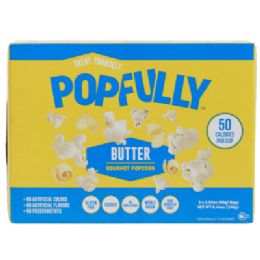 12 Bulk Microwave Popcorn 8.46oz 3ct Bag Butter Gourmet Popfully
