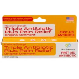 24 Bulk Drs Pharmacy Triple Antibiotic Plus Pain Ointment 0.5oz