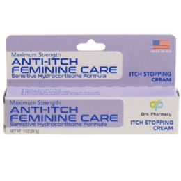 24 Bulk Drs Pharmacy AntI-Itch Feminine Care Cream 1oz