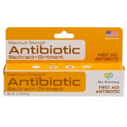 24 Bulk Drs Pharmacy Antibiotic Bacitracin Ointment 0.5oz