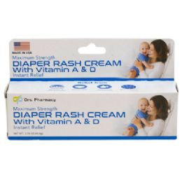 24 Bulk Drs Pharmacy Diaper Rash Cream W/vitamin A&d 1.75oz