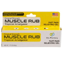 24 Bulk Drs Pharmacy Muscle Rub Topical Analgesic 1.75oz