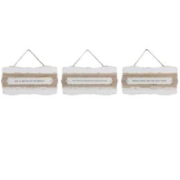 12 Bulk Wall Art 3ast  14.57x.91x8.86 Plaque