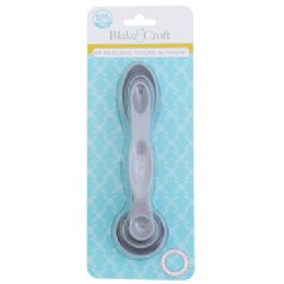 24 Bulk Measuring Spoons 5pc Plastic W/magnetic Nesting B&c