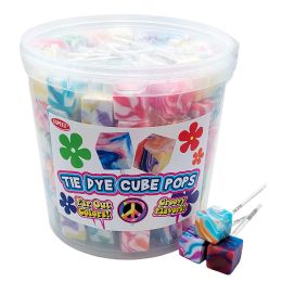 100 Bulk Tie Dye Cube Pop
