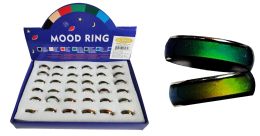 36 Bulk Solid Band Mood Ring