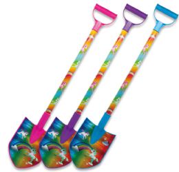 48 Bulk 20.5 inch Unicorn Printed Shovel W/handle