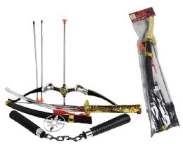 24 Bulk 4 Pc Ninja Sword Set