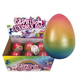 12 Bulk Jumbo Grow Rainbow Unicorn Egg