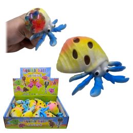 12 Bulk 4 inch Squeeze Hermit Crab W/gel Beads