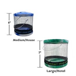18 Bulk Marble Hermit Crab 6 inch House/7 inch Hotel Set