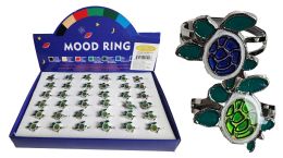 36 Bulk Turtle Shaped Mood Ring