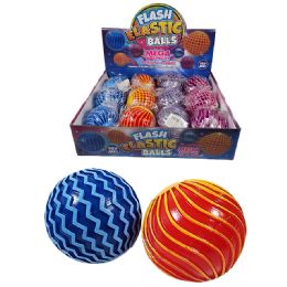 12 Bulk 3 inch Flashing Elastic Ball