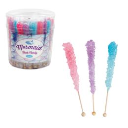 48 Bulk Mermaid Rock Candy (asst. Flavors)