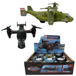 12 Bulk 7 inch Transport Plane W/light & Sound