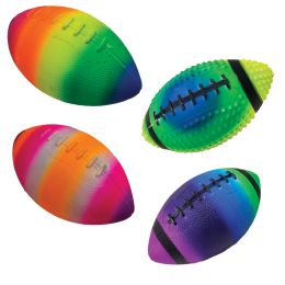 24 Bulk 8 inch Neon Football - 4 Asst. Styles