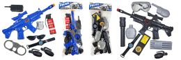 24 Bulk 6 Pc Police Playset - 2 Asst. Styles