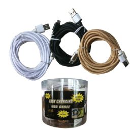 12 Bulk Fast Charging 9 ftf Micro Cable