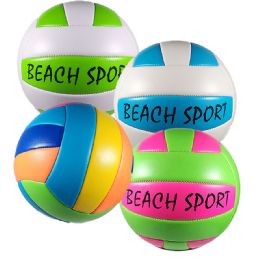 25 Bulk #5 Neon Leather Volleyball