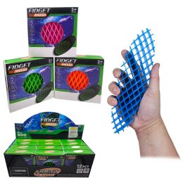 12 Bulk Fidget Amoeba - 4 Asst. Colors