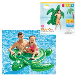 6 Bulk Intex 59 inch Lil Sea Turtle Float (57524ep)