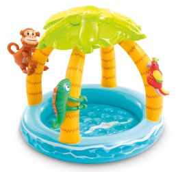 6 Bulk Intex Tropical Island Baby Pool (58417ep)