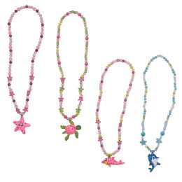 12 Bulk Fimo Sealife NecklacE-4 Asst. Styles