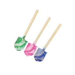 36 Bulk 19.5 inch Marbleized Wooden Beach Shovel