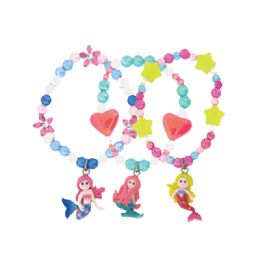 12 Bulk Fimo Mermaid BraceleT-3 Asst. Styles