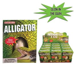 12 Bulk Glow In The Dark Alligator Fossil Egg