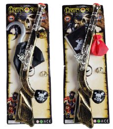 24 Bulk 5 Pc Pirate Gun Playset