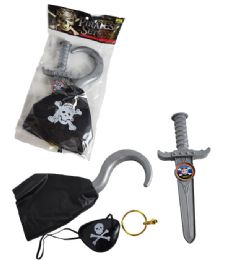 24 Bulk 4 Pc Pirate Playset