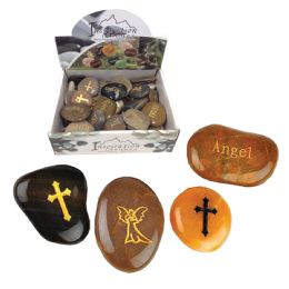 48 Bulk Religious River Stones