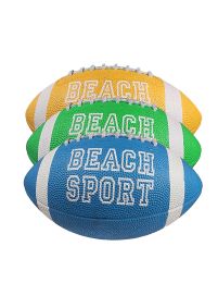 25 Bulk 8 inch Neon/white Rubber Football