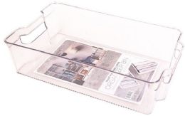 12 Bulk Clear Plastic Storage Bin Large