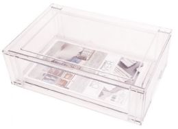 8 Bulk Clear Plastic Storage Drawer
