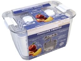 12 Bulk Clear Vegetable Storage White