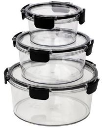 12 Bulk Pet Round Storage Set 3pk