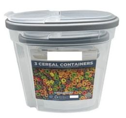 12 Bulk 3 Piece Set Cerial Containers