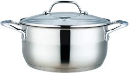 12 Bulk 7.5 Quart Heavy Stainless Steal Gauge Pot
